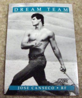 1991 Score Jose Canseco # 441 MLB Baseball Dream Team Card: Everything Else