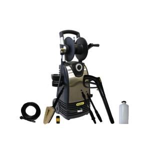 Stanley 1800 2200 PSI 1.4 GPM Direct Drive Electric Pressure Washer with High Pressure Variable Spray Gun and Bonus Turbo Wand P1800S BB