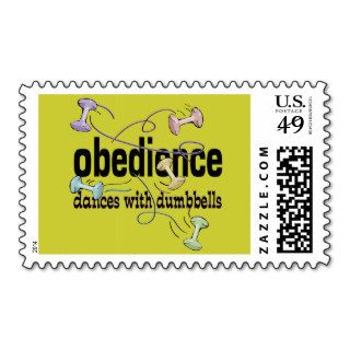 Obedience Dances with Dumbbells Stamps