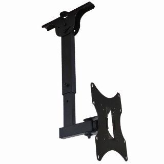 VideoSecu LCD TV Monitor Ceiling Mount Fits Most 23" 37" LCD LED Flat Panel Display with VESA 200/200x100, Fit Flat and Vaulted Ceiling Mount, and Wall Mount ML406AB 1LH: Electronics