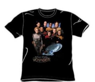 Star Trek   Voyager Crew   Youth Black S/S T Shirt For Boys Novelty T Shirts Clothing