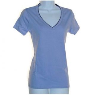 Nautica Women's Solid Short Sleeve V neck Sleep Shirt Tee at  Womens Clothing store