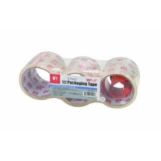 Super Clear Packing Tape with Dispenser, 55 Yards x 2 inch, 6 Pack : Office Products