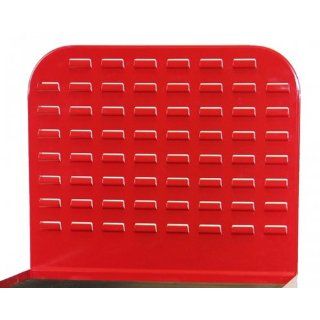Valley Craft F89627RD Back Louvered Bin Panel, For 48" Modular Mobile Red Cabinet: Tool Cabinets: Industrial & Scientific