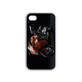 Design Apple Iphone 4/4S Motorcycles Series ktm rc normal Bikes Motorcycles Black Case of Unique Case Cover For Girls: Cell Phones & Accessories
