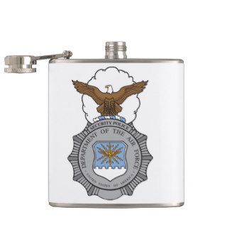 USAF Security Forces Badge Flask