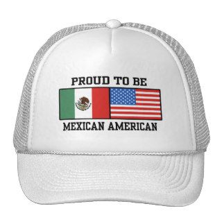 Proud Mexican American Mesh Hat
