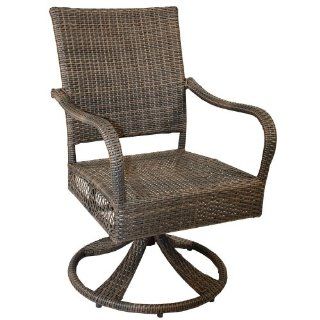 Hospitality Rattan Grenada Wicker Swivel Rocking Chair : Patio Rocking Chairs : Patio, Lawn & Garden