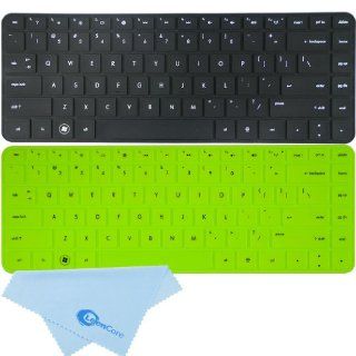 LeenCore 2 Pack Silicone Laptop Keyboard Skin Cover Protector for Hp Pavilion G4 , g6 1xxx , envy 14 1007tx , hp 2000 , dv4 3000 Series , presario Cq43 , 430 , 431 CQ57 , CQ58 (You Must read "Product Description" Part to avoid buying wrongly)