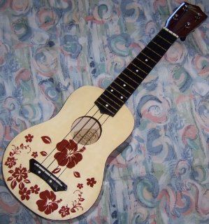 Leolani Ukulele Hibiscus Flower Hawaiian Hawaii B14 New: Musical Instruments