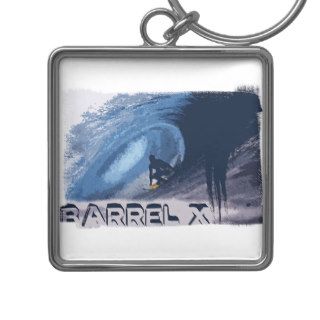 Barrel X Surf Tube Ride Key Chain