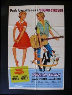 THE PARENT TRAP * 1SH ORIG MOVIE POSTER 1968 RR DISNEY: Entertainment Collectibles