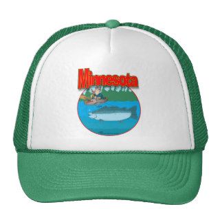 Minnesota minnow cap trucker hats