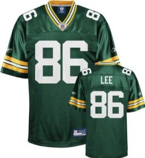 Green Bay Packers Donald Lee #86 NFL Mens Replica Jersey, Green (X Large) : Football Jerseys : Clothing
