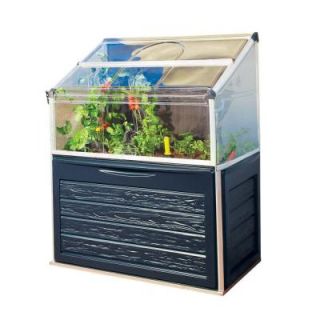 Palram Plant Inn Compact 2 ft. 1 in. x 3 ft. 11 in. Greenhouse 701813