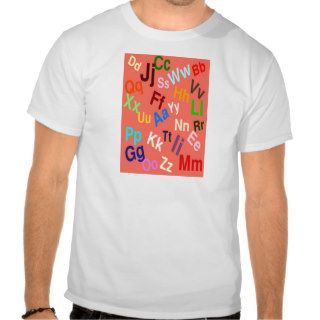 The Alphabet on Bittersweet T Shirts