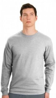 Big Mens Tagless 100% ComfortSoft Cotton Long Sleeve T Shirt by Hanes (Big & Tall and Regular Size at  Mens Clothing store