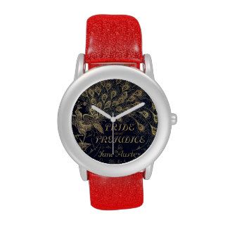 Antique Jane Austen Pride and Prejudice Peacock Wristwatches