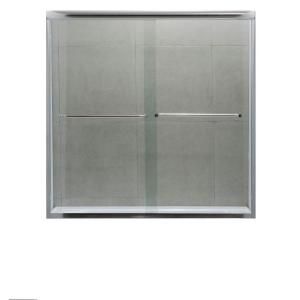 Dreamwerks 60 in. x 60 in. Frameless Bypass Shower Door in Polished Chrome SU1036
