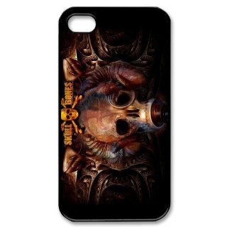 Custom Zombies Skull Cover Case for iPhone 4 4s LS4 3718: Cell Phones & Accessories