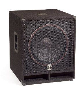Yamaha SW118V Carpeted 18 inch Subwoofer Loudspeaker: Musical Instruments