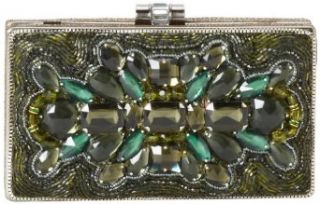 Mary Frances 12 461 Green Tea Novelty Clutch, Multi, One Size: Evening Handbags: Clothing