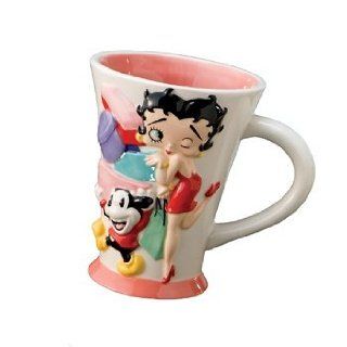 Betty Boop Mug Girls Just Wanna Have Funds Sculpted Style: Kitchen & Dining