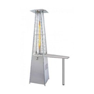Napoleon Bellagio Shelf and Bar Table Patio Torch, Stainless Steel  Fire Pits  Patio, Lawn & Garden