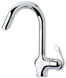 La Toscana DOCR591 Donatello Pull Out Spray Kitchen Faucet, Chrome   Touch On Kitchen Sink Faucets  