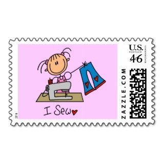 I Sew T shirts and Gifts Stamps