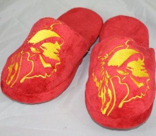 USC Trojans Big Logo Hard Sole Slide Slippers : Sports Fan Slippers : Sports & Outdoors