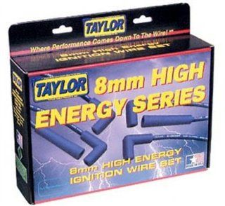 TAYLOR CABLE 64602 HI ENERGY 8MM CUSTOM BLUE: Automotive
