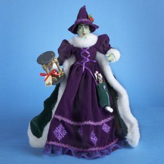 12" Wizard of Oz Wicked Witch Fabric Mache Christmas Tabletop Decoration   Collectible Figurines