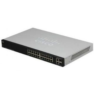 Cisco SG200 26P Gigabit PoE Smart Switch. SG200 26P SLM2024PT NA 26PORT GIGABIT POE SMART SWITCH STD SW. 26 Port   2 Slot   12, 12, 2 x 10/100/1000Base T   , 10/100/1000Base T   , 10/100/1000Base T   Power Over Ethernet   2 x SFP (mini GBIC) Slot: Computer