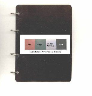 Jacks Pocket Notebook Planner sb454 Aluminum Covers Loose Leaf & Spiral 4.06"x6.01" (paper 4"x6" std 4"x6" spiral notebook) : Personal Organizers : Office Products