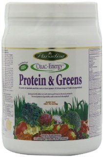 Paradise Herbs Orac Energy Protein Powder, Greens, 454 Gram: Health & Personal Care