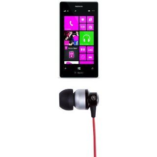 Nokia Lumia 521 (T Mobile) and Nuforce NE 600X RED High Efficiency In Ear Headphones   Red: Cell Phones & Accessories