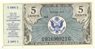 Military Payment Certificate ND (1948) 5 Cents Series 472, Pick M15 : Collectible Coins : Everything Else