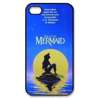 Custom The Little Mermaid Cover Case for iPhone 4 4s LS4 4177: Cell Phones & Accessories