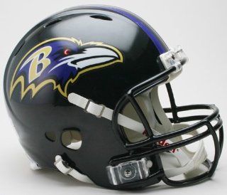 Riddell Baltimore Ravens Revolution Authentic Pro Helmet : Sports Fan Football Helmets : Sports & Outdoors