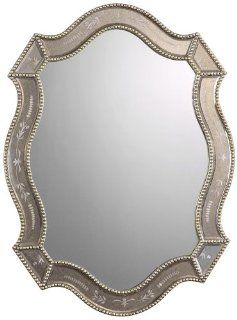 Uttermost 08026 21 Inch by 28 Inch Felicie Oval Mirror   Wall Mounted Mirrors