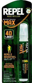 Repel 94095 0.475 Ounce Sportsman Max 40 Percent Deet Insect Repellent Pen Size Pump Spray, Case Pack of 1 : Mosquito Repellents : Patio, Lawn & Garden