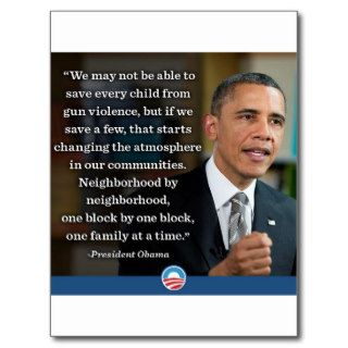 President Obama Quotes Postcards