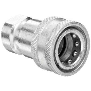 Dixon 16 463 Steel Industrial Hydraulic Quick Connect Fitting, Poppet Valve Coupler, 1/2" Coupling x 1/2" 14 NPTF: Quick Connect Hose Fittings: Industrial & Scientific