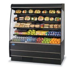 Federal Industries RSSM 478SC NO 47 in Self Serve Refrigerated Display Merchandiser w/ 4 Tiers, Natural Oak, Each Appliances