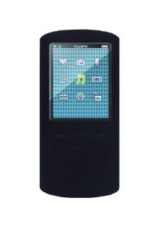 iShoppingdeals   for Sony Walkman NWZ E463 NWZ E464 NWZ E465 4GB 8GB 16GB MP3 Player Soft Rubber Silicone Skin Cover Case, Black : MP3 Players & Accessories