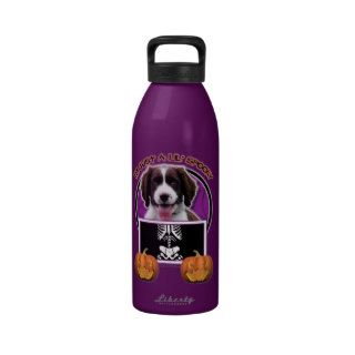 Halloween   Just a Lil Spooky   Springer Spaniel Reusable Water Bottles
