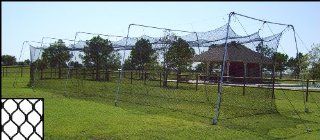 ACTION 55'x14'x12' #51 Braided Batting Cage Net Only : Baseball Batting Cages : Sports & Outdoors