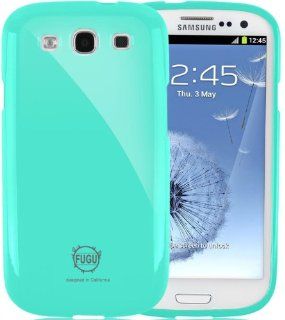 Mercury Goospery x Fugu Gear Slim Fit Pearl Jelly Flexible TPU Case Non Retail Packaging   Compatible with Samsung Galaxy S3   White (Mint): Cell Phones & Accessories
