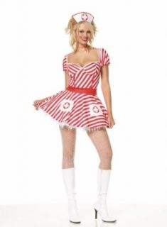 Candy Striper Dress Xl Costume Item   Leg Avenue: Adult Sized Costumes: Clothing